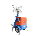 9m 4*400w led floodlights vehicle-mounted trailer Mobile Light Tower